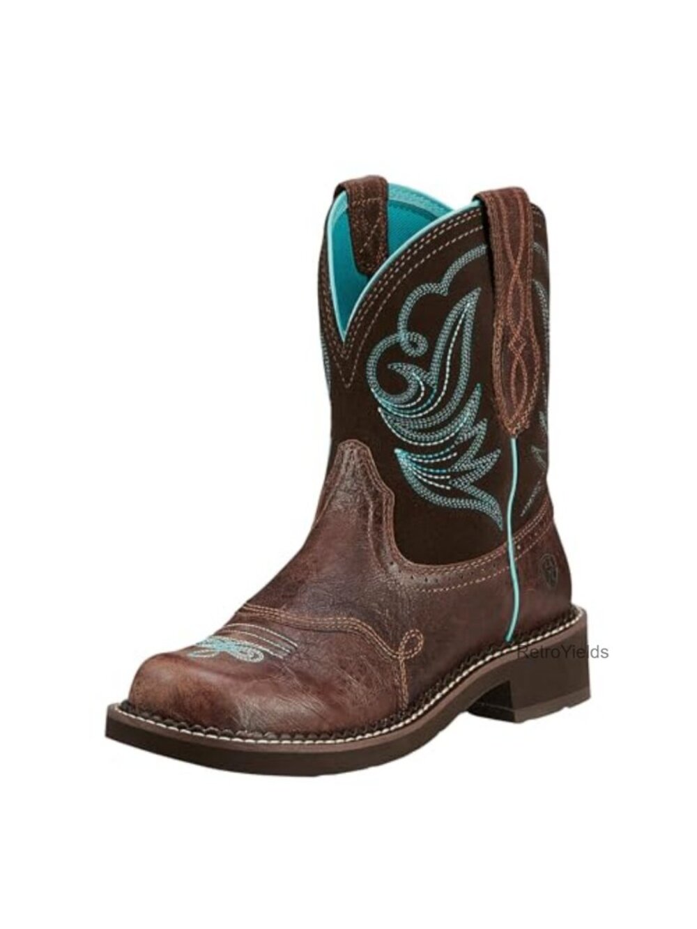 Ariat Fatbaby Heritage Dapper Leather Western Boot 4LR Cushioned Round Toe